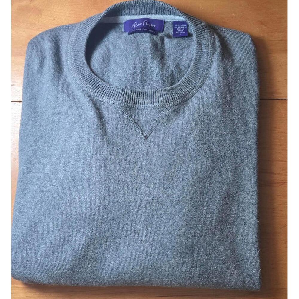 Alan Flusser Large Cotton and Cashmere Sweatr